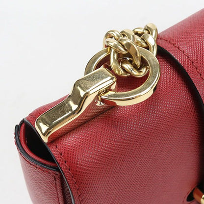 Prada Chain Saffiano Leather Crossbody Shoulder Bag — view 5