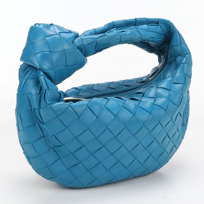 Bottega Veneta Mini Jodie Intrecciato Handbag Leather