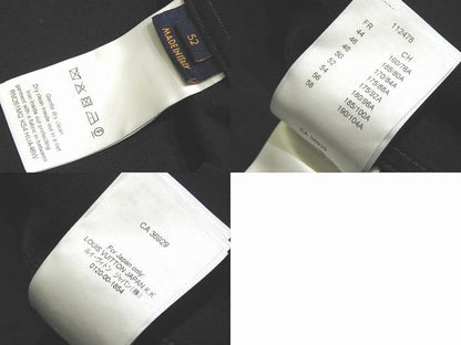 Louis Vuitton New Monogram Destroy Denim Trucker Jacket 52 Black — view 5