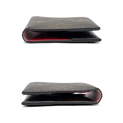 Louis Vuitton Card Case Holder Slim Monogram Pink Pearl Rose Red — view 4