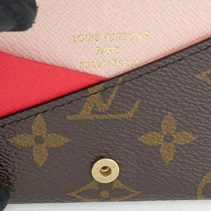 Louis Vuitton Card Case Holder Slim Monogram Pink Pearl Rose Red — view 7