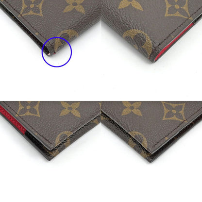 Louis Vuitton Card Case Holder Slim Monogram Pink Pearl Rose Red — view 5