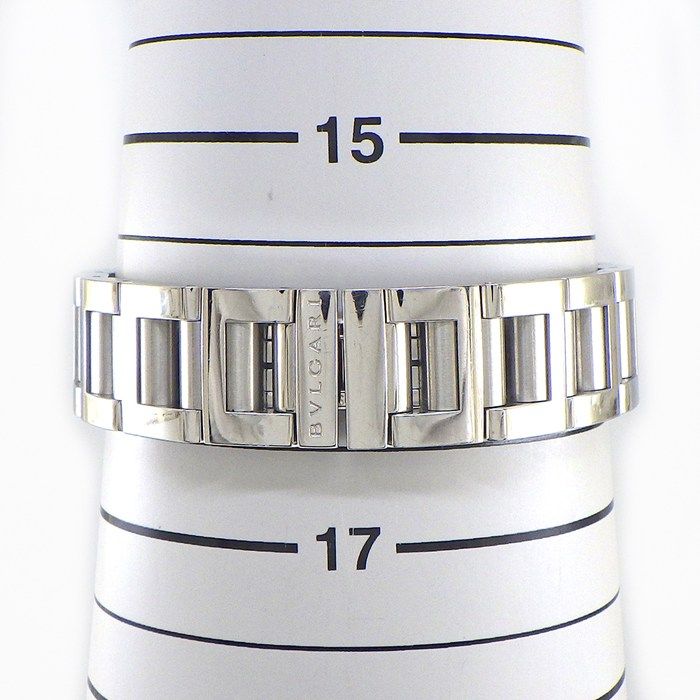 Bvlgari Watch Rettangolo Rectangular White Dial SS Quartz Analog — view 9