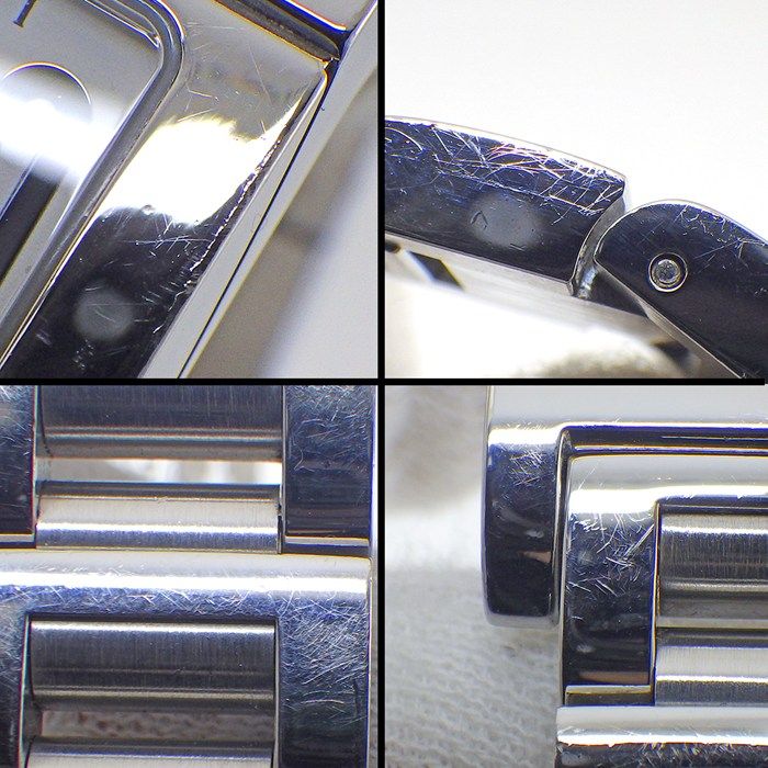 Bvlgari Watch Rettangolo Rectangular White Dial SS Quartz Analog — view 7