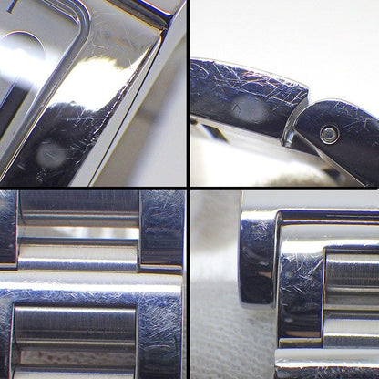 Bvlgari Watch Rettangolo Rectangular White Dial SS Quartz Analog — view 7