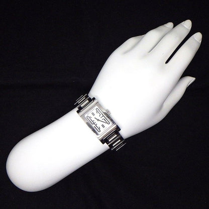 Bvlgari Watch Rettangolo Rectangular White Dial SS Quartz Analog — view 8