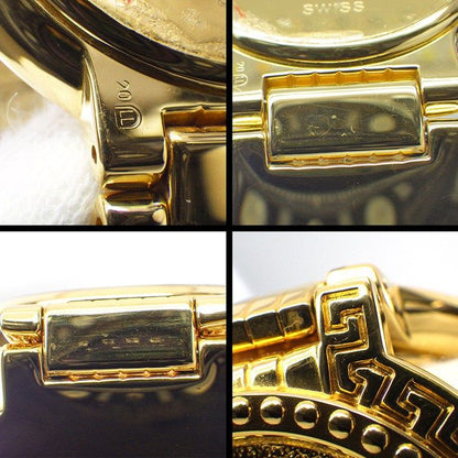 Versace Wristwatch Coin Watch Medusa Gold Dial Quartz Analog — view 7