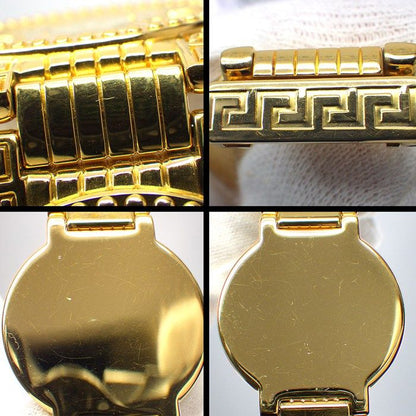 Versace Wristwatch Coin Watch Medusa Gold Dial Quartz Analog — view 8