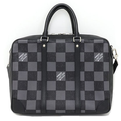 Louis Vuitton Sirius Briefcase Business 2-Way Damier Black — view 2