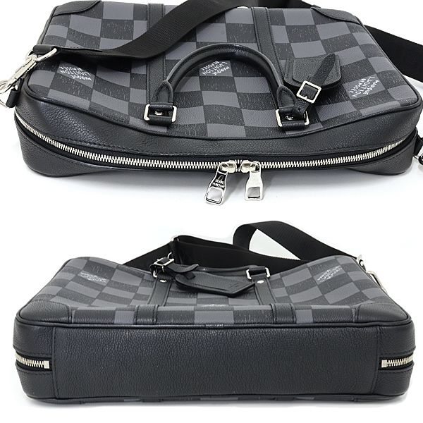Louis Vuitton Sirius Briefcase Business 2-Way Damier Black — view 4