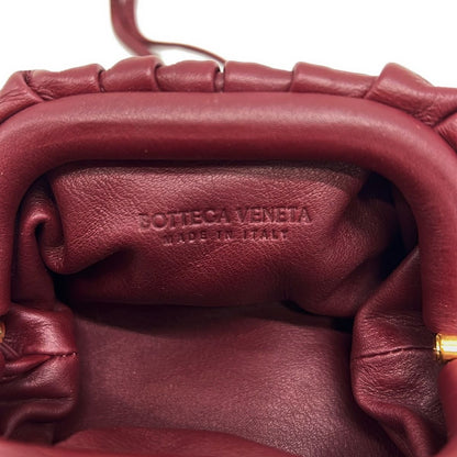 Bottega Veneta Coin Case the Pouch Bordeaux Leather — view 4
