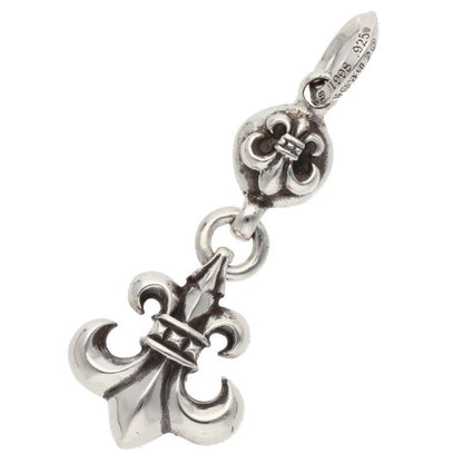 Chrome Hearts BS Fleur BS Charm Silver Necklace Top — view 2