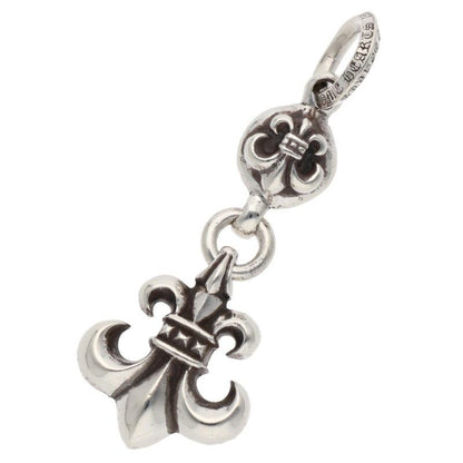 Chrome Hearts BS Fleur BS Charm Silver Necklace Top
