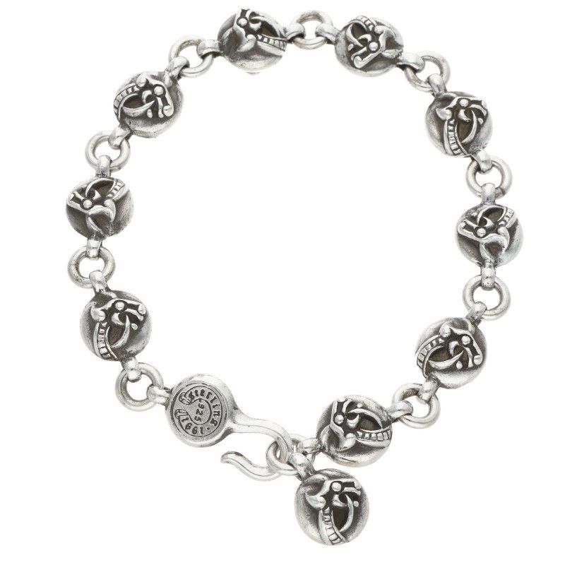 Chrome Hearts No2 Celtic Ball 2 Silver Bracelet — view 2