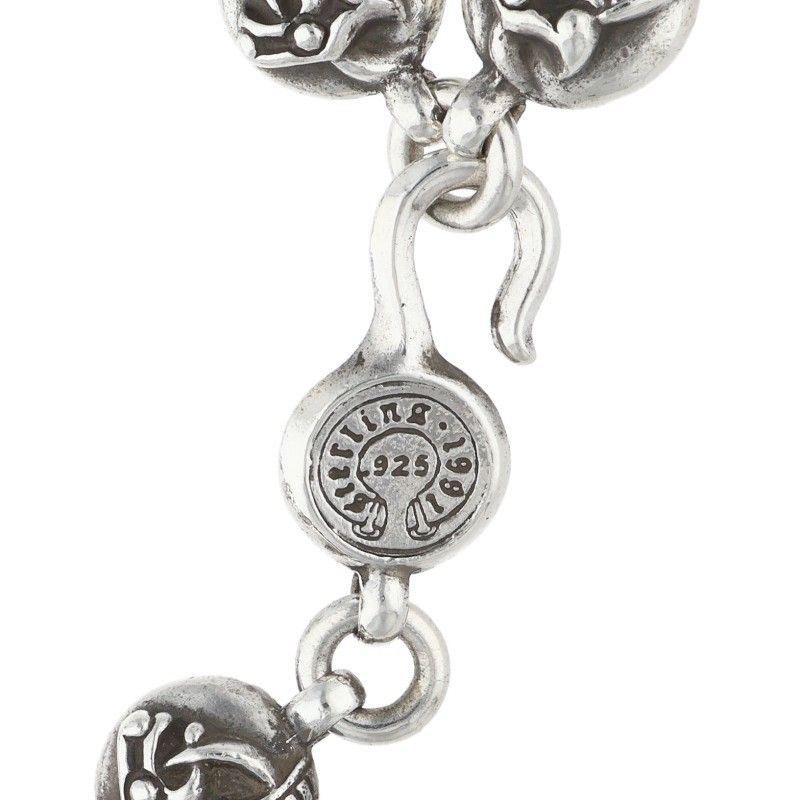 Chrome Hearts No2 Celtic Ball 2 Silver Bracelet — view 4