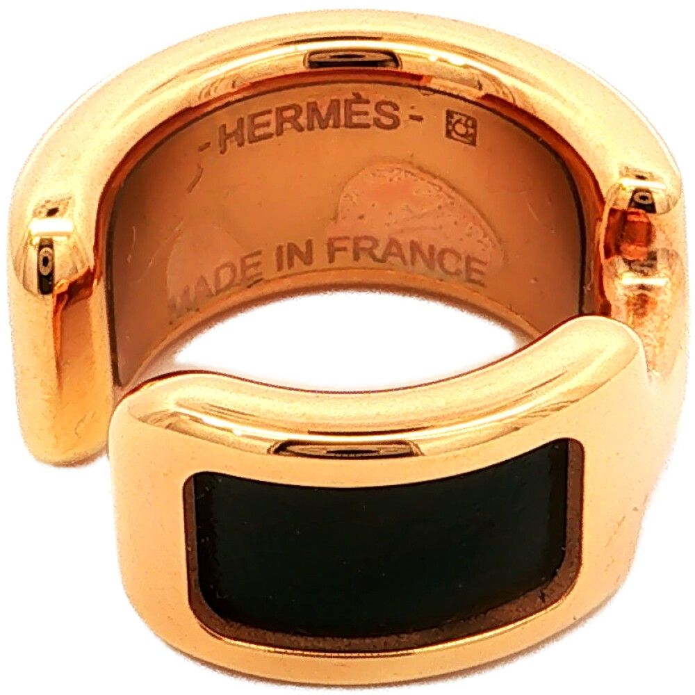 Hermes Olympe Earrings Black — view 4