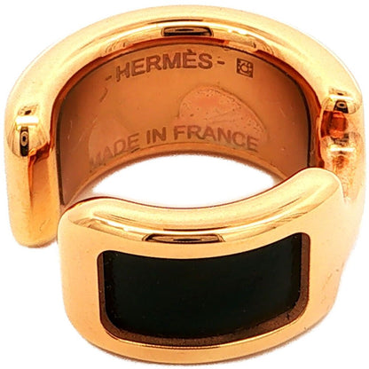Hermes Olympe Earrings Black — view 4
