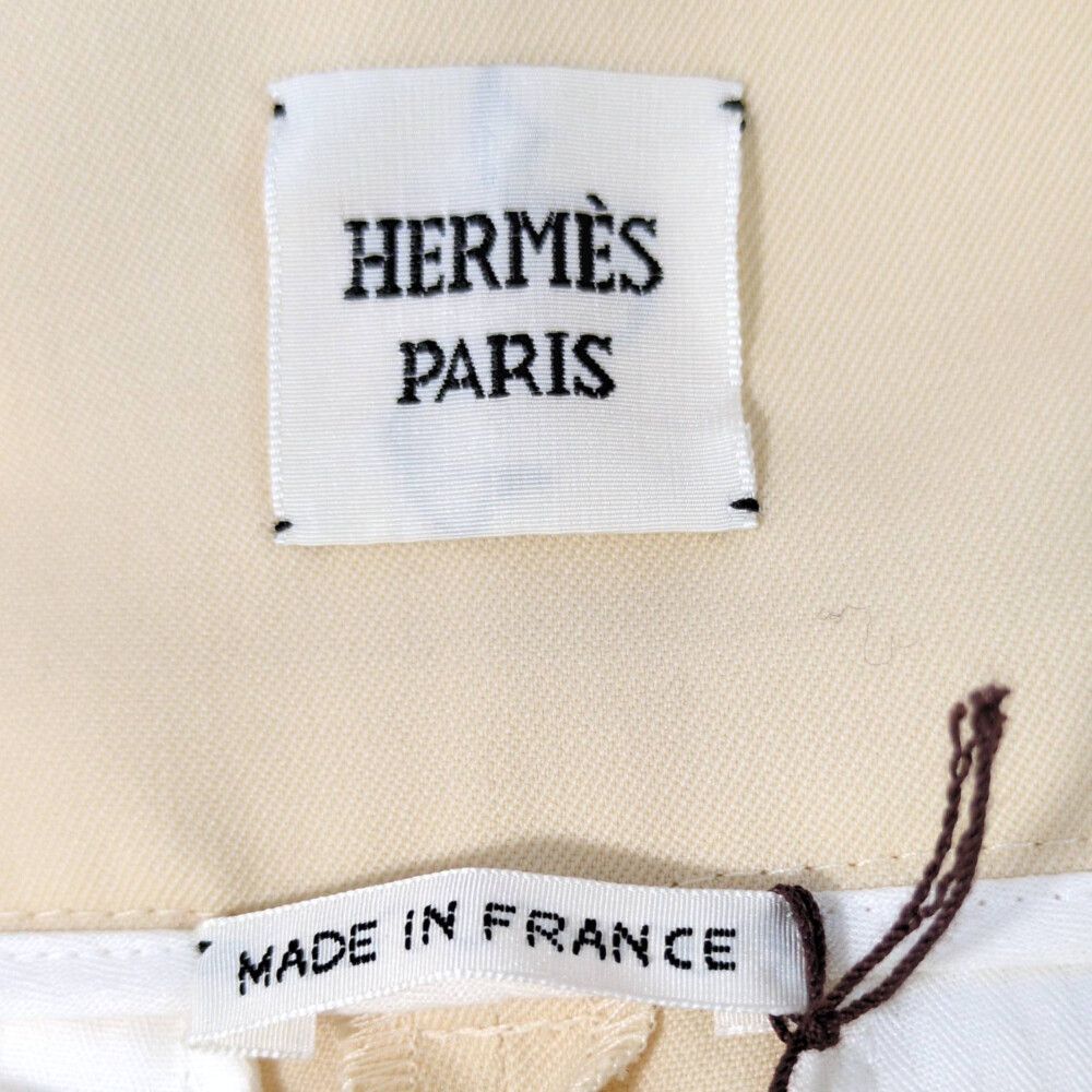 Hermes Pants 36 Beige O-luci-dung — view 4