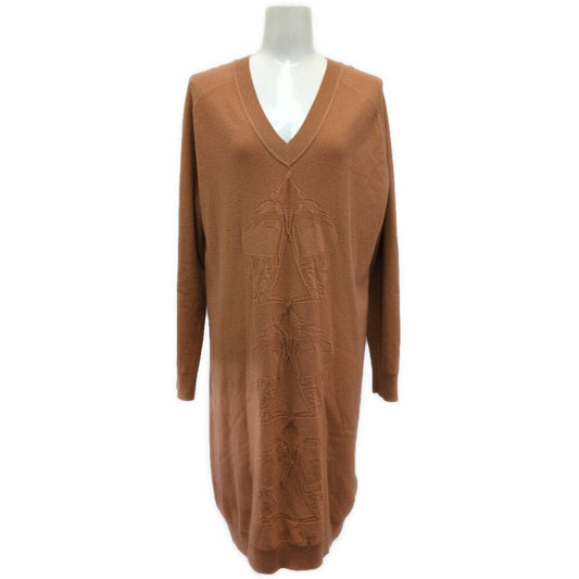 Hermes Knit Dress 36 Orange