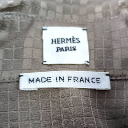 Hermes Silk Shirt 34 Brown leto — view 4
