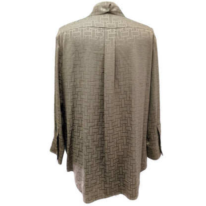 Hermes Silk Shirt 34 Brown leto — view 3