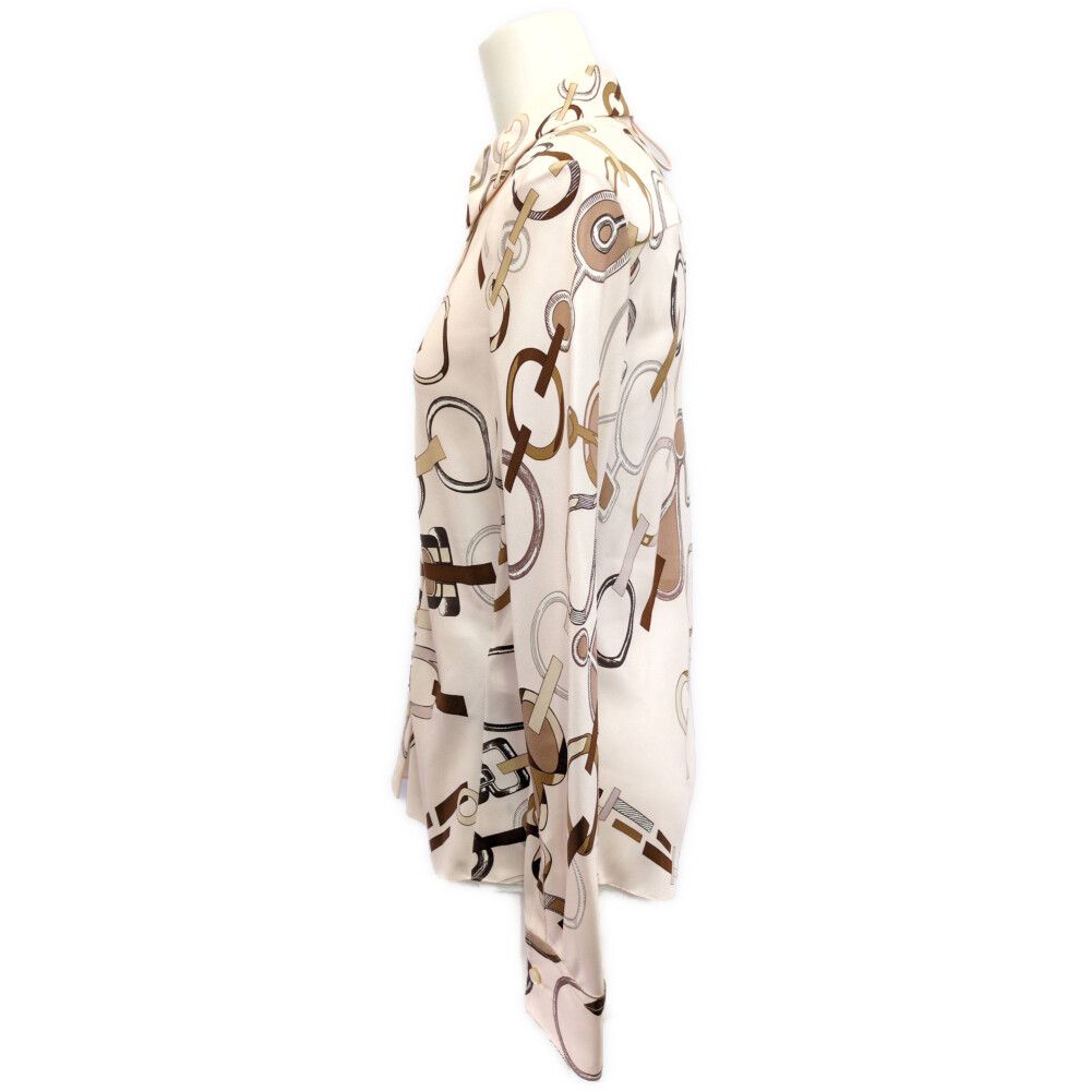 Hermes pattern Silk Shirt 38 — view 2