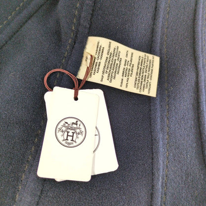 Hermes Cashmere Jacket 36 Black Navy — view 5