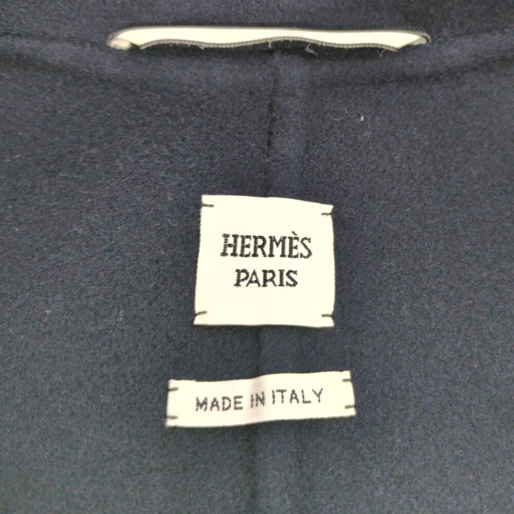 Hermes Cashmere Jacket 36 Black Navy — view 4