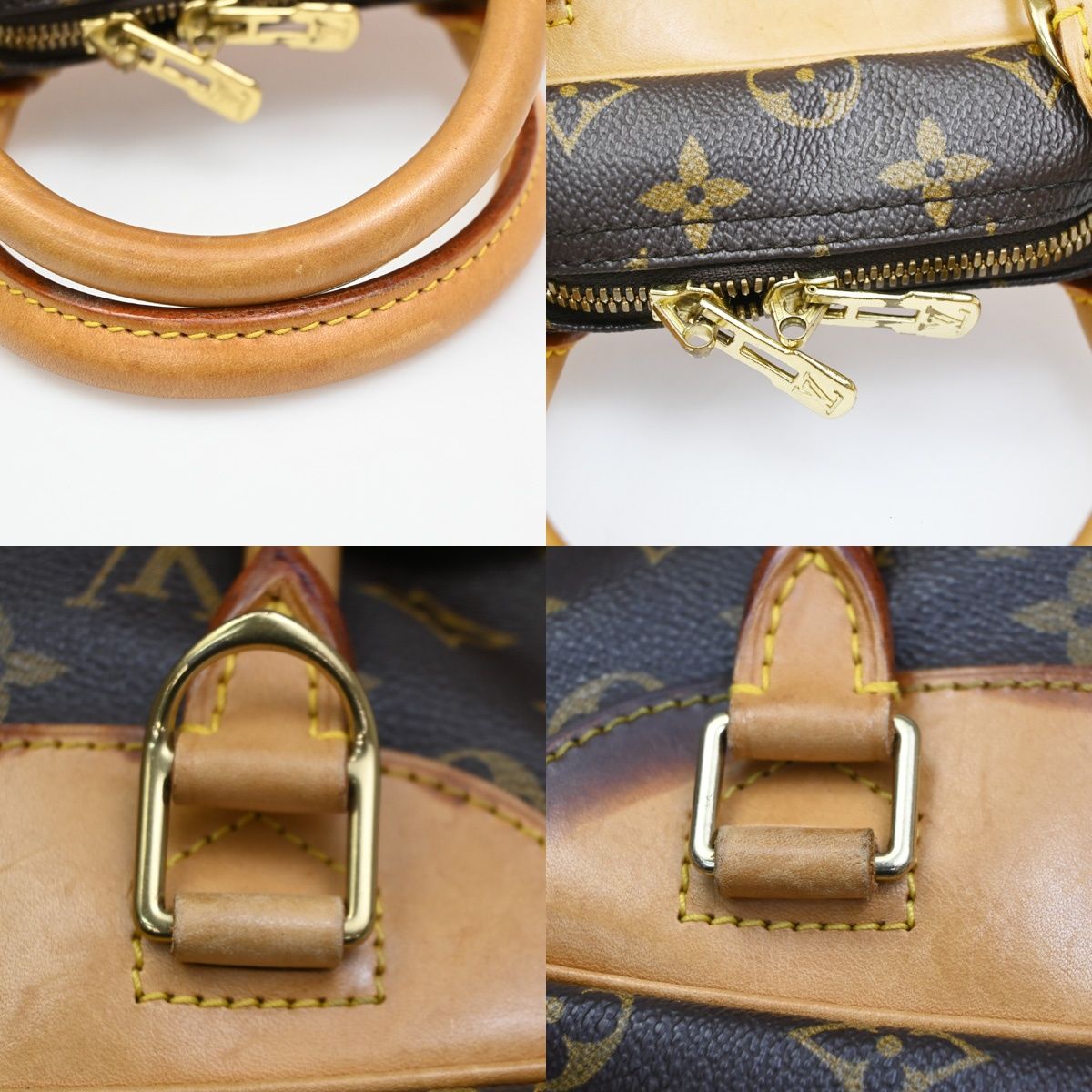 Louis Vuitton Danube Handbag Monogram Leather — view 9