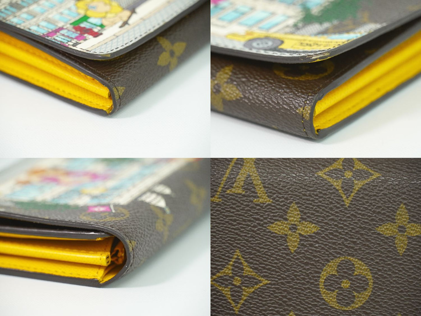 Louis Vuitton LV Portefeuille Sarah Vivienne Monogram Wallet Brown Multicolor — view 6