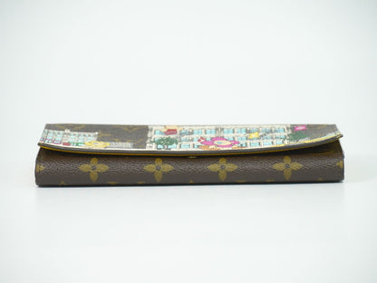 Louis Vuitton LV Portefeuille Sarah Vivienne Monogram Wallet Brown Multicolor — view 3