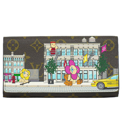 Louis Vuitton LV Portefeuille Sarah Vivienne Monogram Wallet Brown Multicolor