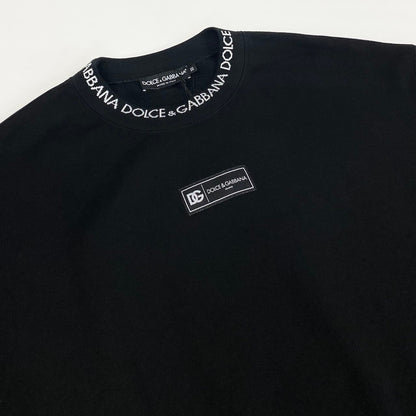 Dolce & Gabbana List Price & Logo Crew Neck Icon Sweatshirt XS Black D&G — view 4