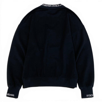 Dolce & Gabbana List Price & Logo Crew Neck Icon Sweatshirt XS Black D&G — view 3
