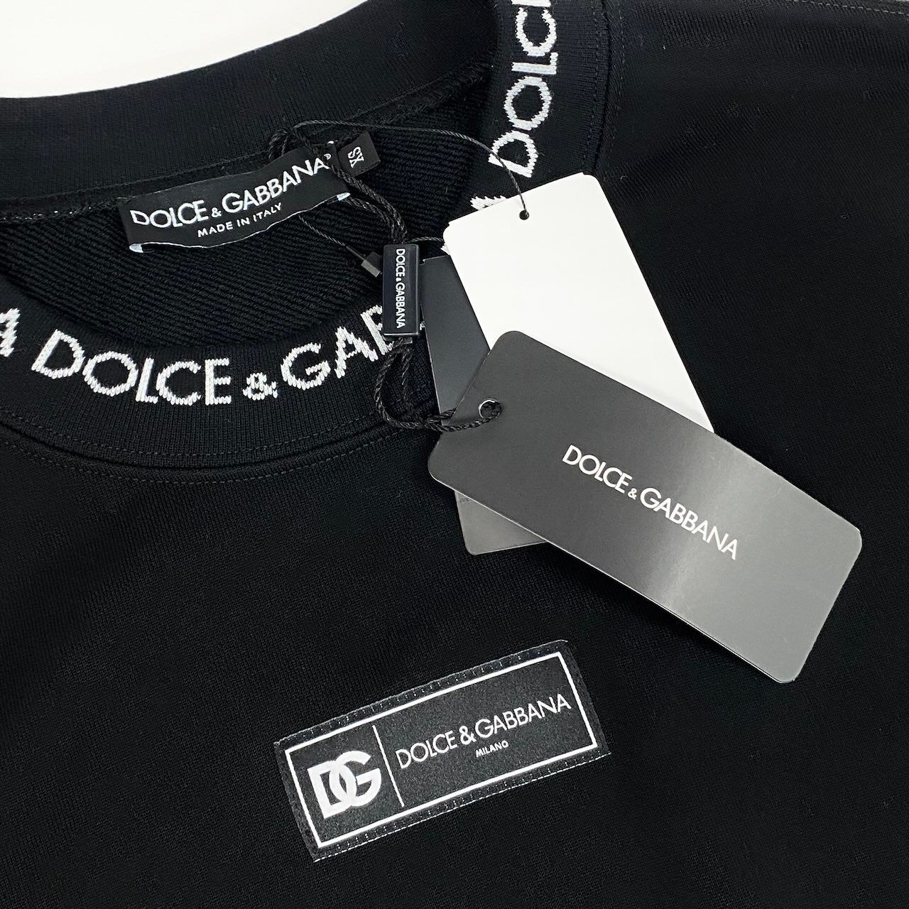 Dolce & Gabbana List Price & Logo Crew Neck Icon Sweatshirt XS Black D&G — view 9