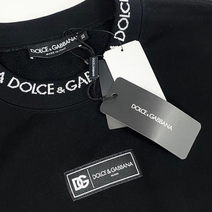 Dolce & Gabbana List Price & Logo Crew Neck Icon Sweatshirt XS Black D&G — view 9