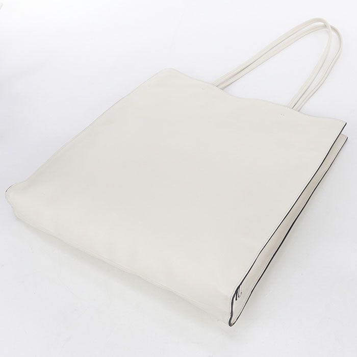 Prada Triangle Logo Tote Leather — view 2