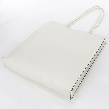 Prada Triangle Logo Tote Leather — view 2