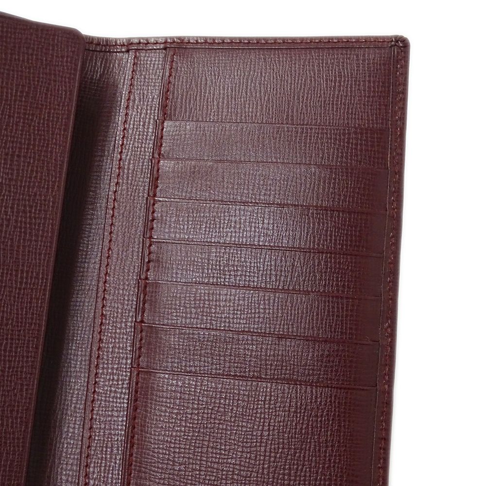Cartier Wallet Leather Bordeaux Red — view 7