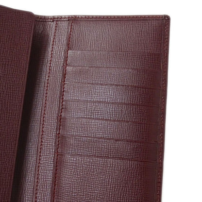 Cartier Wallet Leather Bordeaux Red — view 7