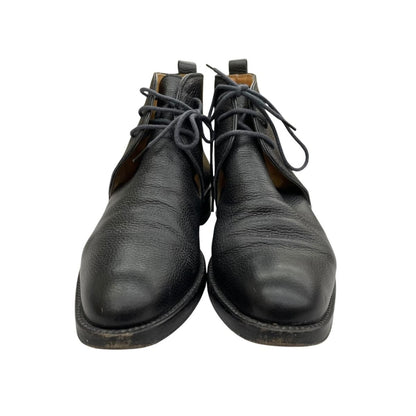Hermes Chukka Boots Leather Black — view 3