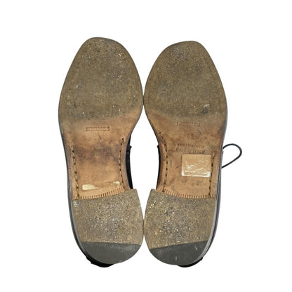 Hermes Chukka Boots Leather Black — view 8