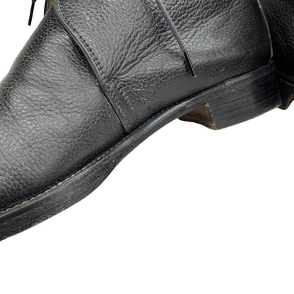 Hermes Chukka Boots Leather Black — view 7