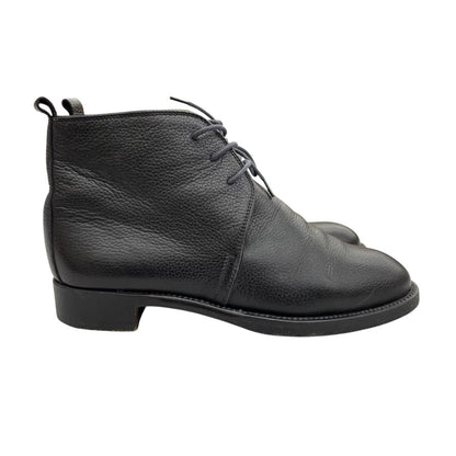 Hermes Chukka Boots Leather Black — view 2