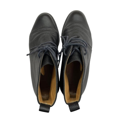 Hermes Chukka Boots Leather Black — view 4
