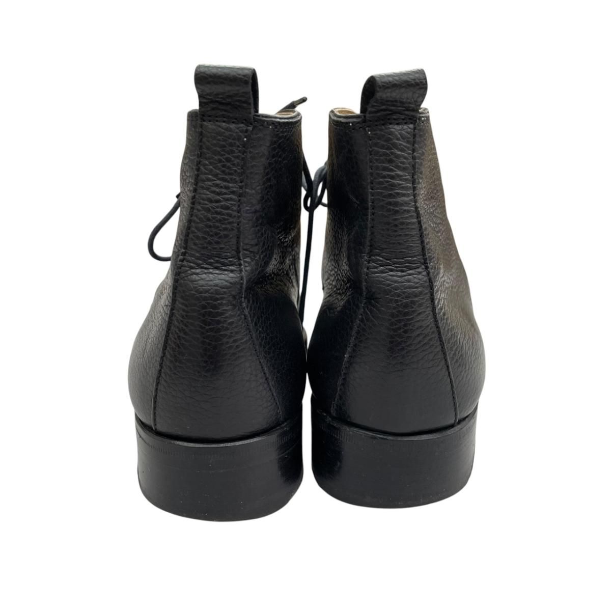 Hermes Chukka Boots Leather Black — view 5