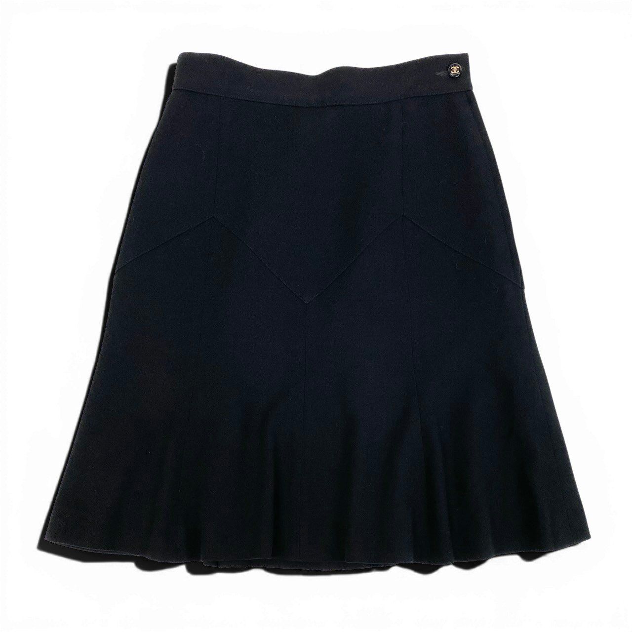 Chanel Wool Skirt Contrast — view 2