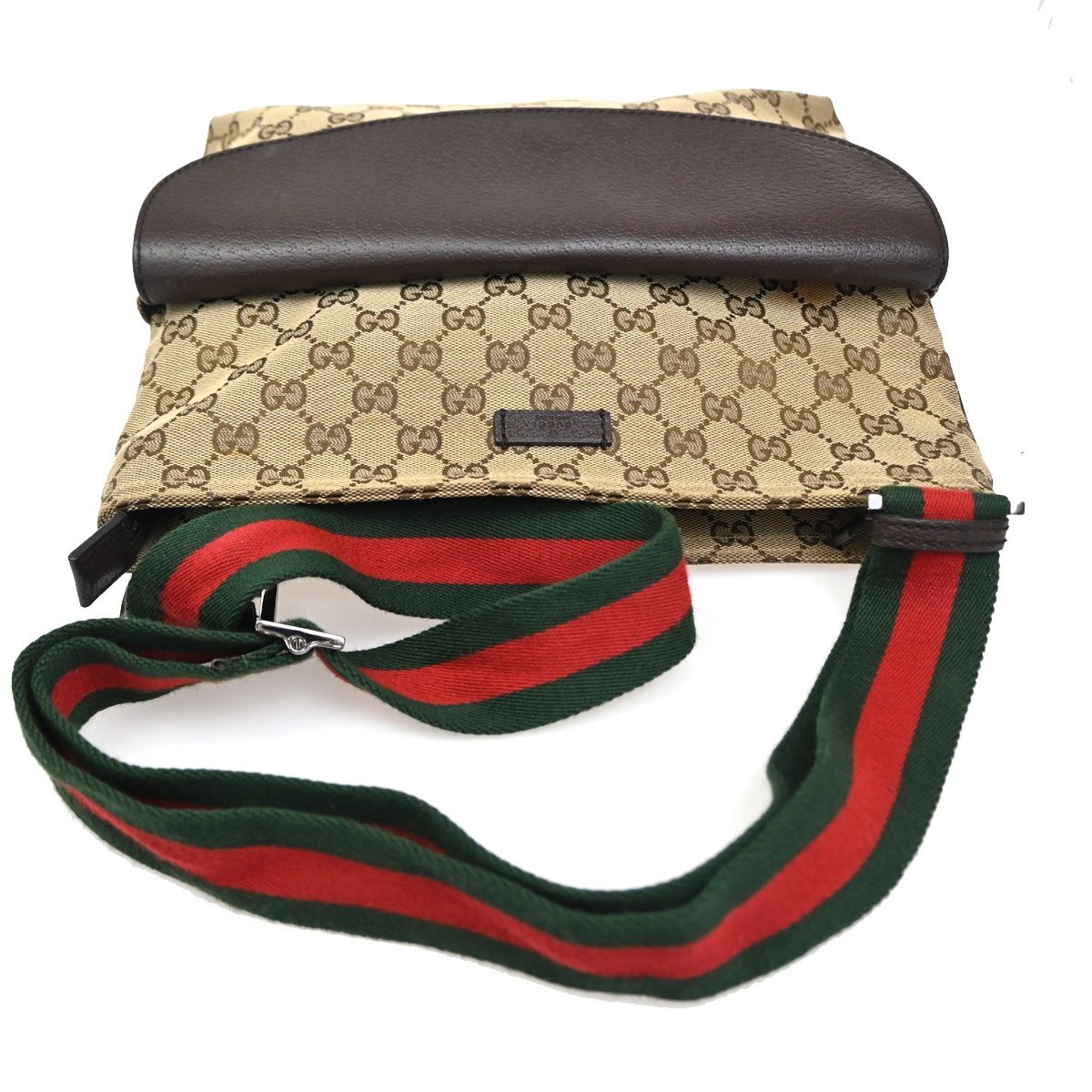 Gucci Sherry Line Shoulder Bag GG Beige Canvas Leather — view 5