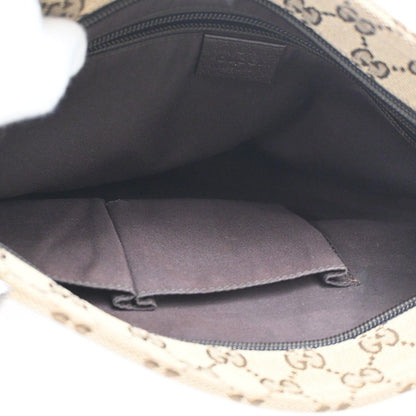 Gucci Sherry Line Shoulder Bag GG Beige Canvas Leather — view 9