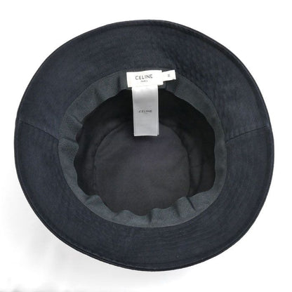 Celine Logo Print Hat Black — view 4